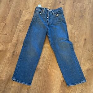 Levi’s Ribcage Straight Ankle Denim Jeans